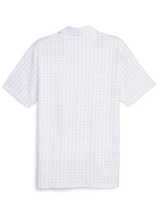 Puma X Arnold Palmer Dash Polo - White Glow/Navy Blazer