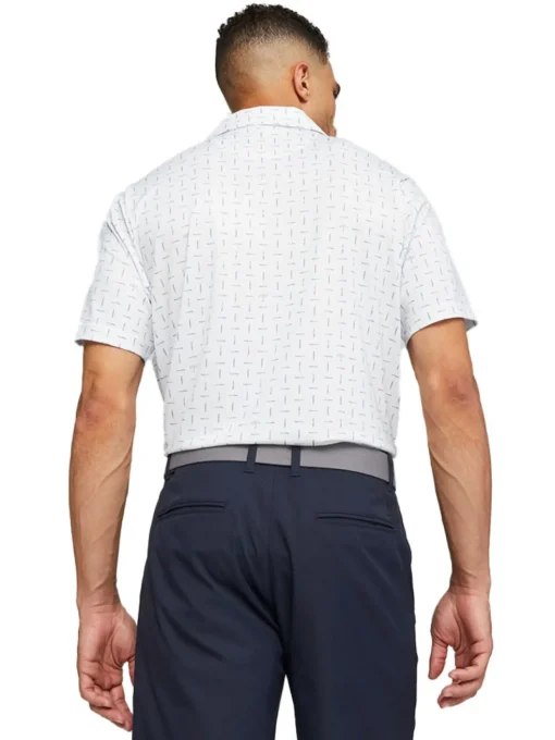 Puma X Arnold Palmer Dash Polo - White Glow/Navy Blazer