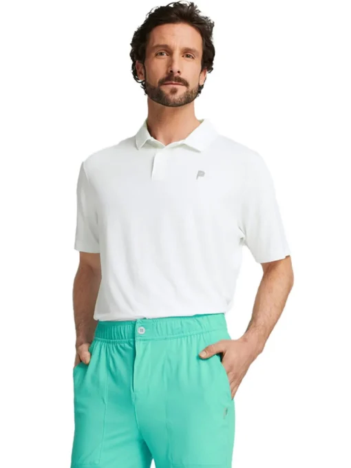 Puma X Palm Tree Crew Golf Polo - Bright White
