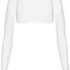 Sparms Sun Protection Shoulder Wrap (Shawl) - White