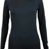 Sparms Women'S Body Round Neck Sun Protection - Black