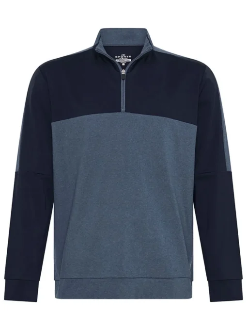 Sporte Leisure Thermotec Capitol Mens Pullover - Denim Marle