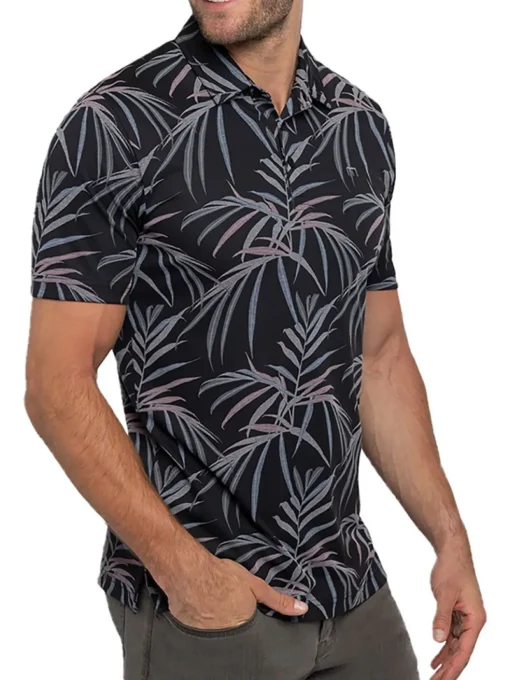 Travis Mathew Buzz Words Polo - Black