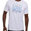 Travis Mathew Dad Bod T-Shirt - White/Blue