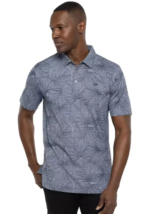 Travis Mathew Dolphin Dive Polo - Heather Peacoat