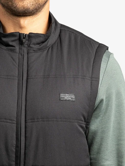 Travis Mathew Interlude Puffer Vest - Black