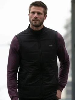 Travis Mathew Interlude Puffer Vest - Black