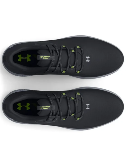 Under Armour Charged Draw 2 Spikeless Golf Shoes - Black/Steel