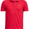 Under Armour Jr Boys Performance Polo - Red