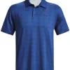 Under Armour Playoff 3.0 Printed Polo - Blue Mirage/Midnight Navy