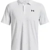 Under Armour Playoff 3.0 Printed Polo - White/Pink/Midnight