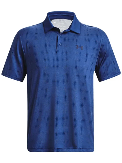 Under Armour Playoff 3.0 Printed Polo - Blue Mirage/Midnight Navy