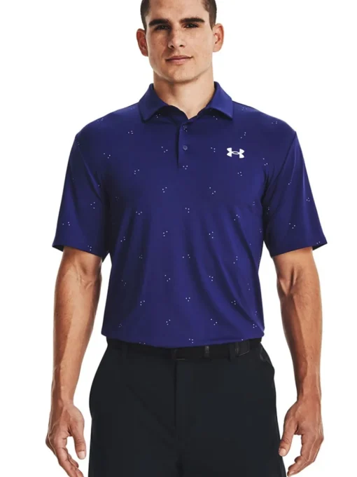 Under Armour Playoff 3.0 Printed Polo - Sonar Blue/Blue Foam