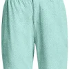 Under Armour Women'S Links Printed Shorts - Sea Mist/Neptune/Metallic Silver