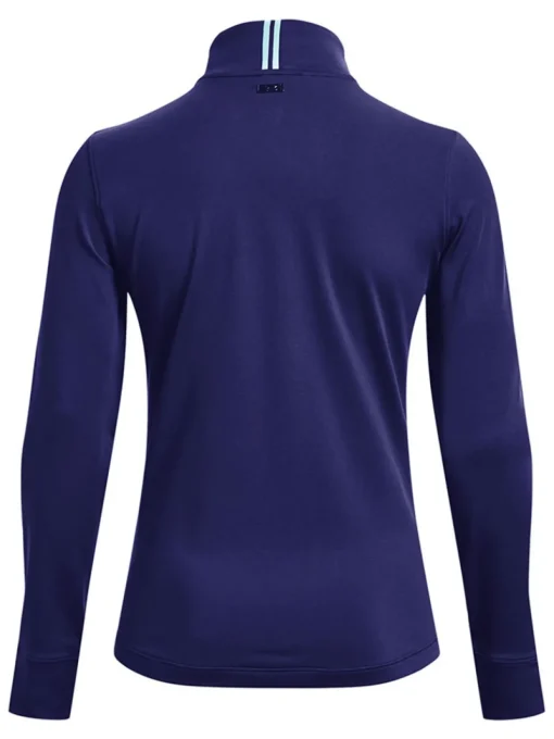 Under Armour Women'S Playoff 1/4 Zip - Sonar Blue/Metallic Silver