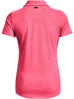 Under Armour Women'S Playoff Polo - Perfection/Pink Shock