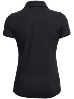 Under Armour Women'S Playoff Polo - Black/Jet Grey