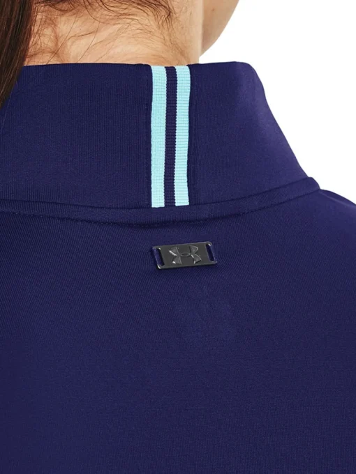 Under Armour Women'S Playoff 1/4 Zip - Sonar Blue/Metallic Silver